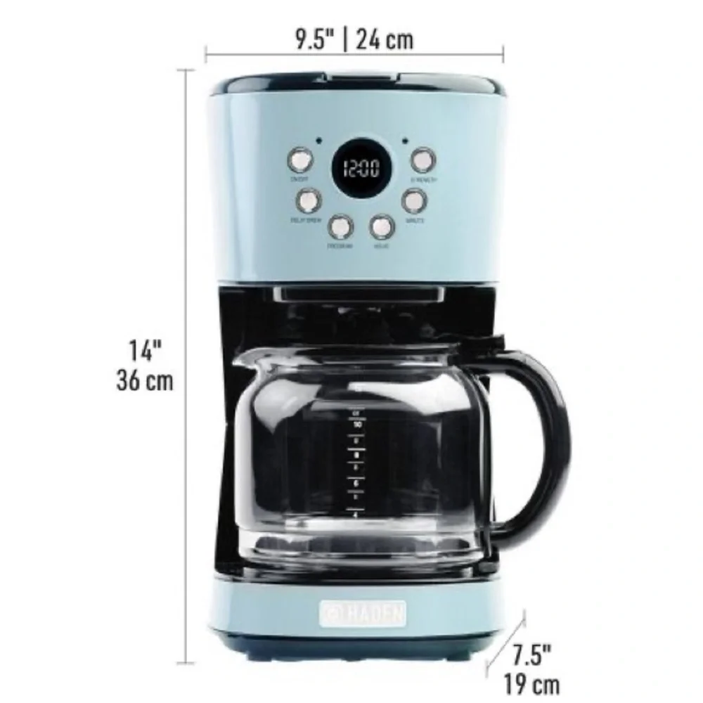 Haden Heritage 12-Cup Programmable Drip Coffee Maker